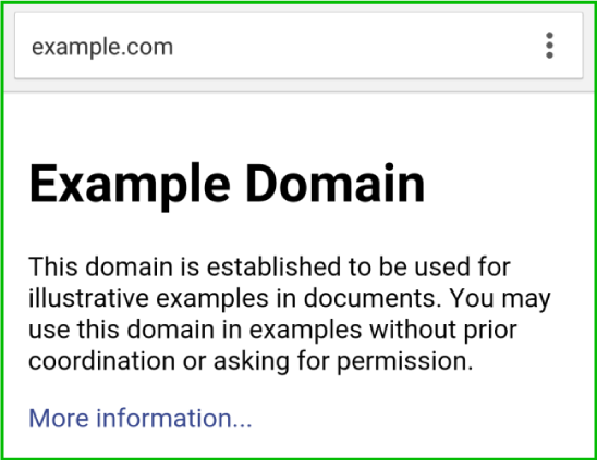 Androidのプロキシ設定方法_Cromeブラウザ画面
