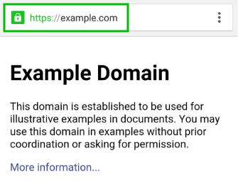 Androidに証明書をインポートする方法_Chromeブラウザ画面