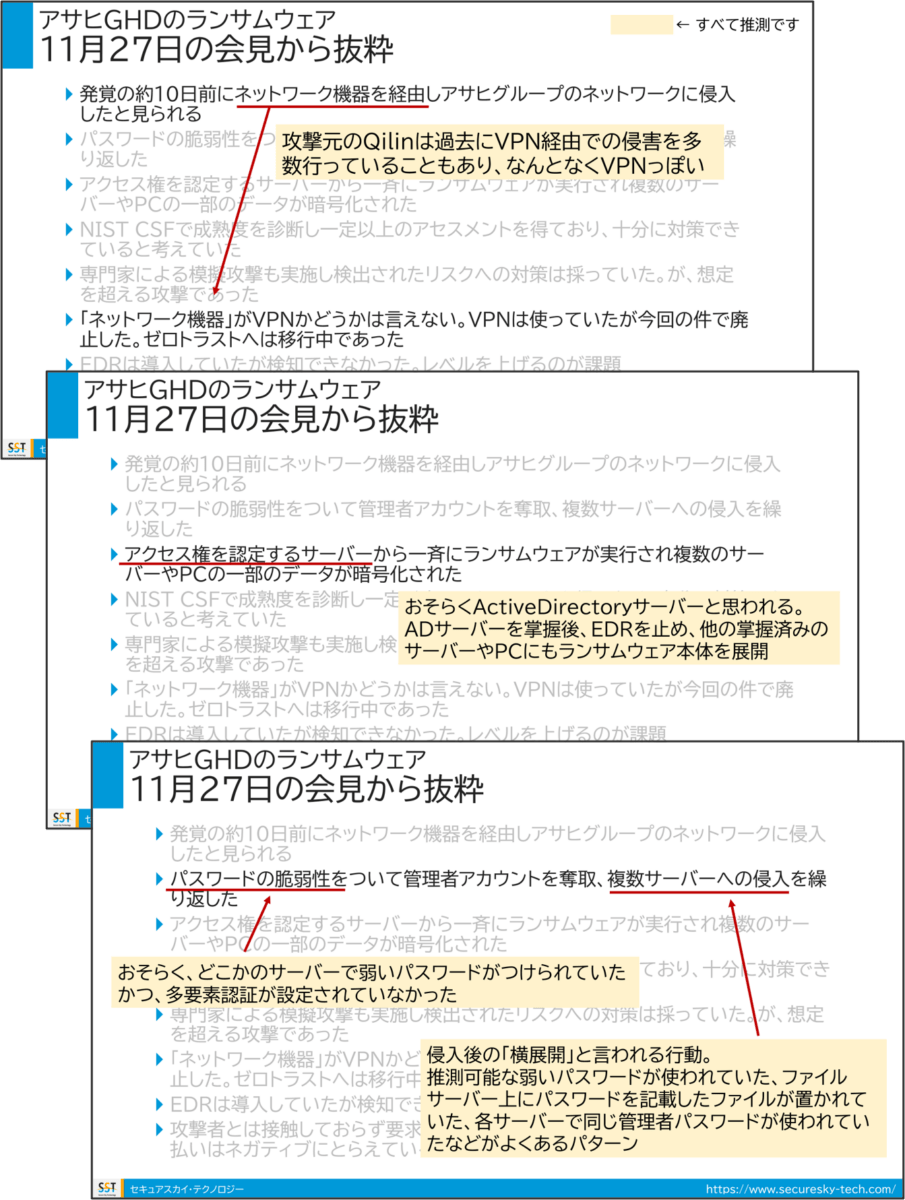 注目インシデントのタイムリーな解説